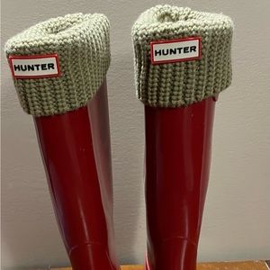 Authentic Tall Hunter rubbers Red